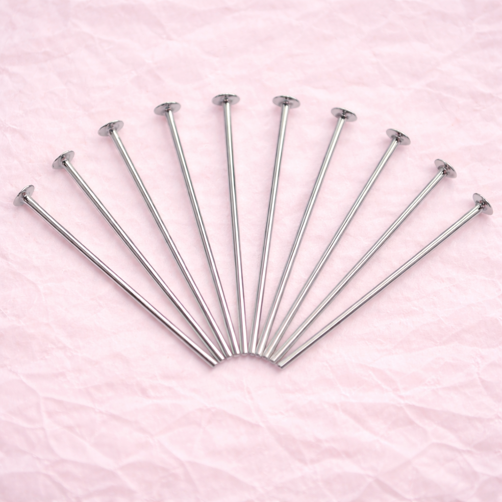 Head Pins – Gold & Silver | 20g Pack