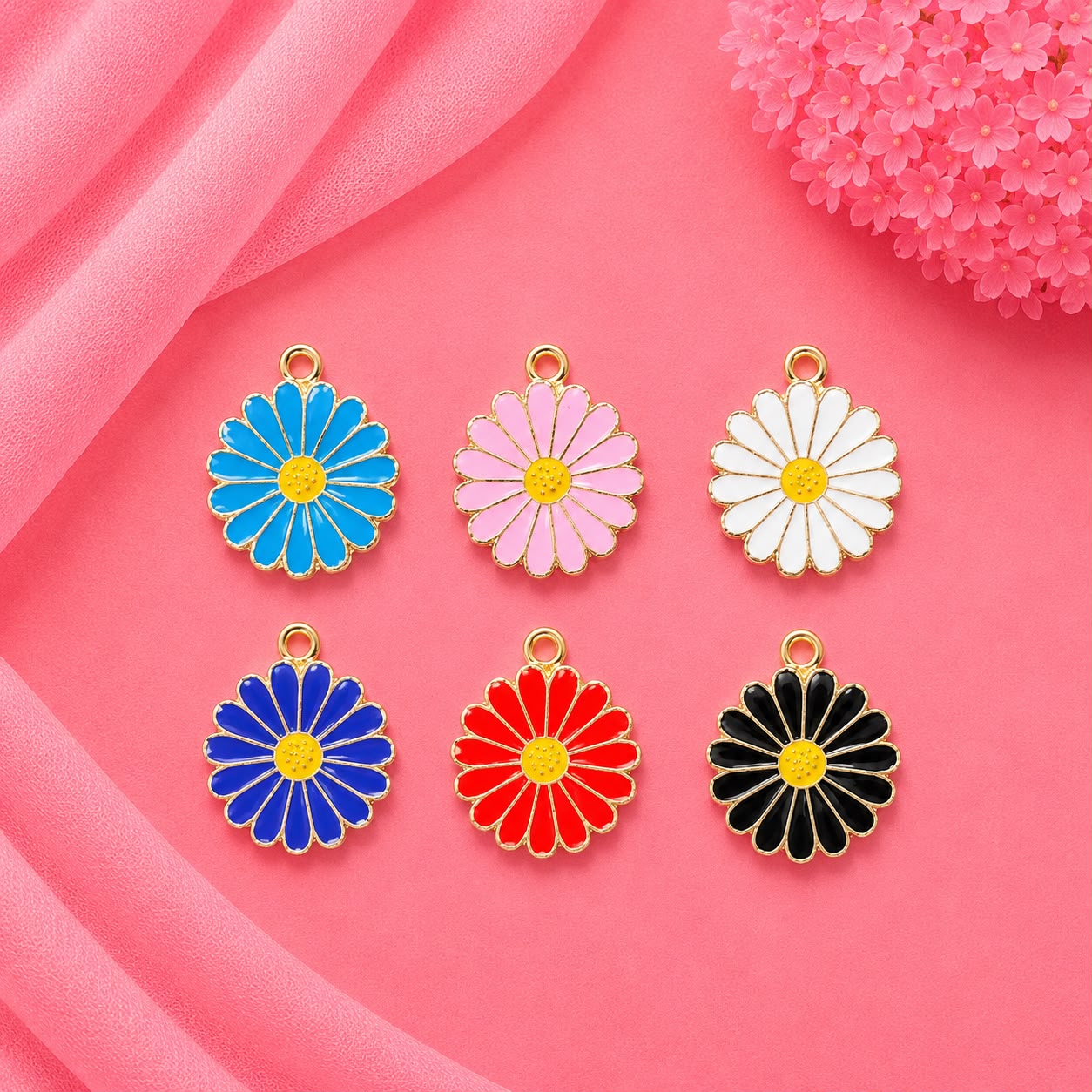 Enamel DIY Charms (6 Pcs)