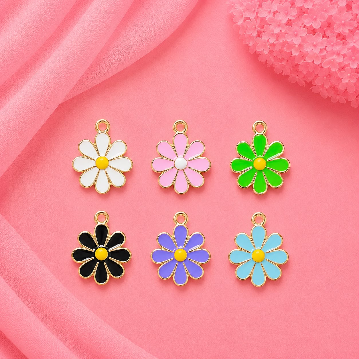 Enamel DIY Charms (6 Pcs)