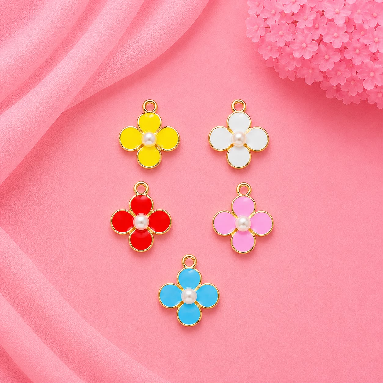 Enamel DIY Charms (6 Pcs)