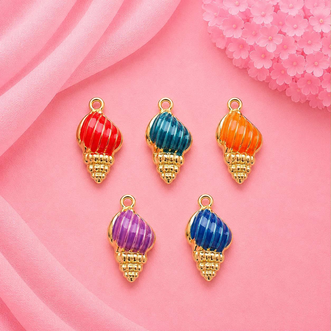 Enamel DIY Charms (6 Pcs)
