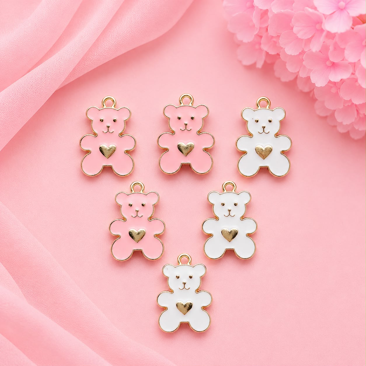 Enamel DIY Charms (6 Pcs)