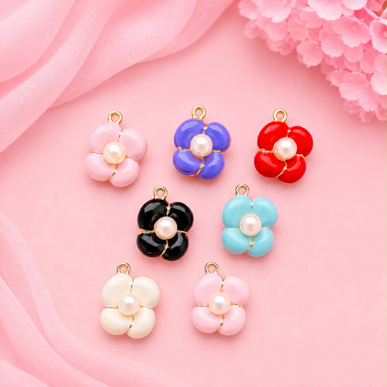 Enamel DIY Charms (6 Pcs)