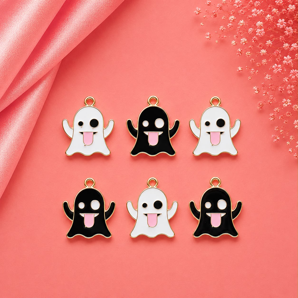 Enamel DIY Charms (6 Pcs)