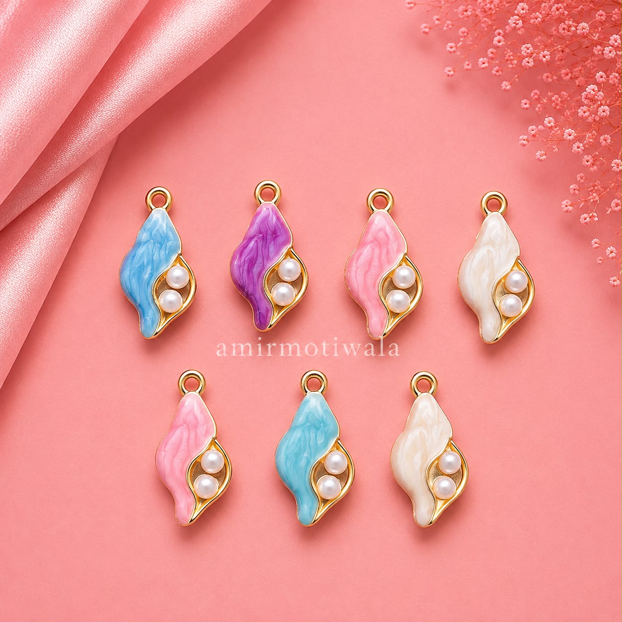 Enamel DIY Charms (6 Pcs)