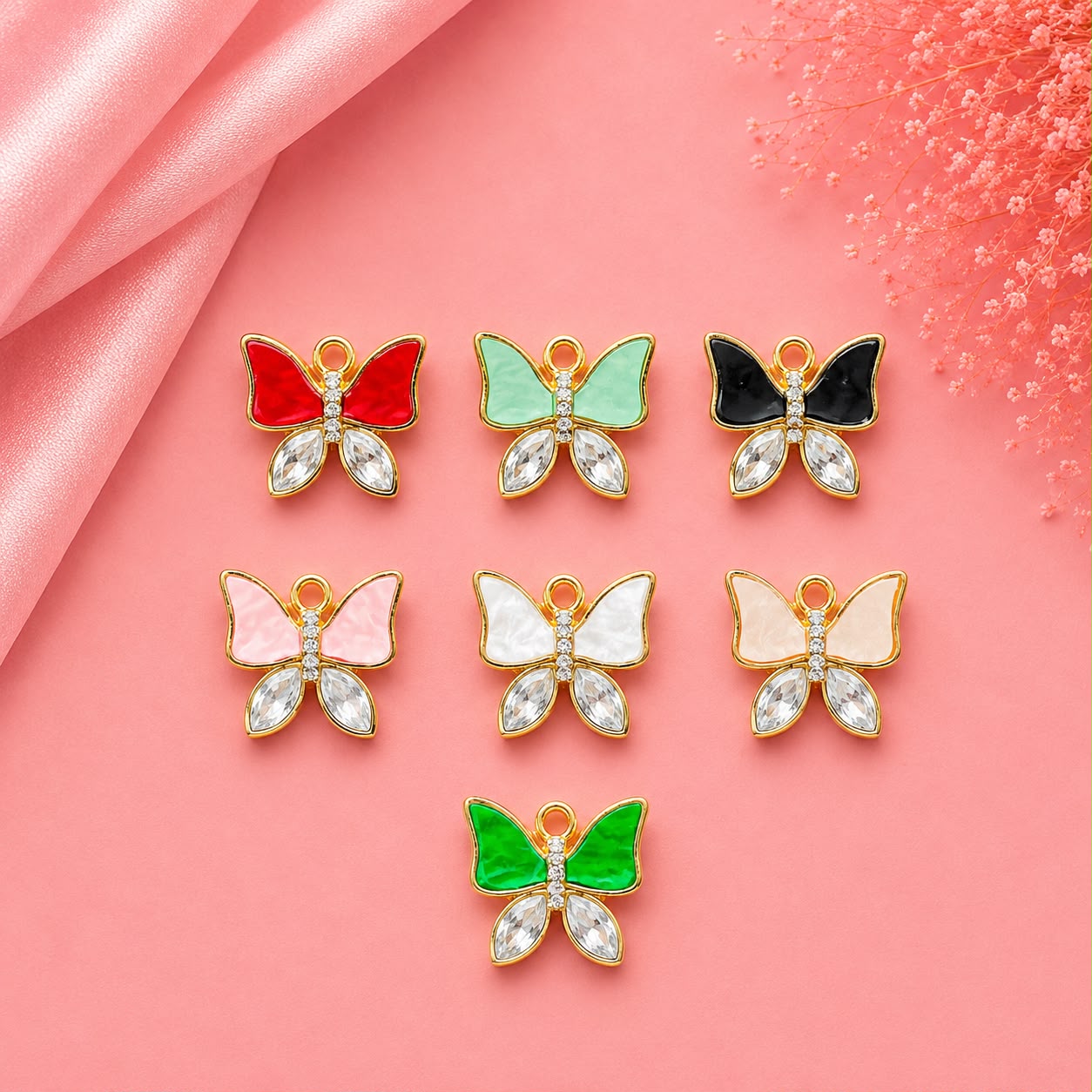 Enamel DIY Charms (6 Pcs)