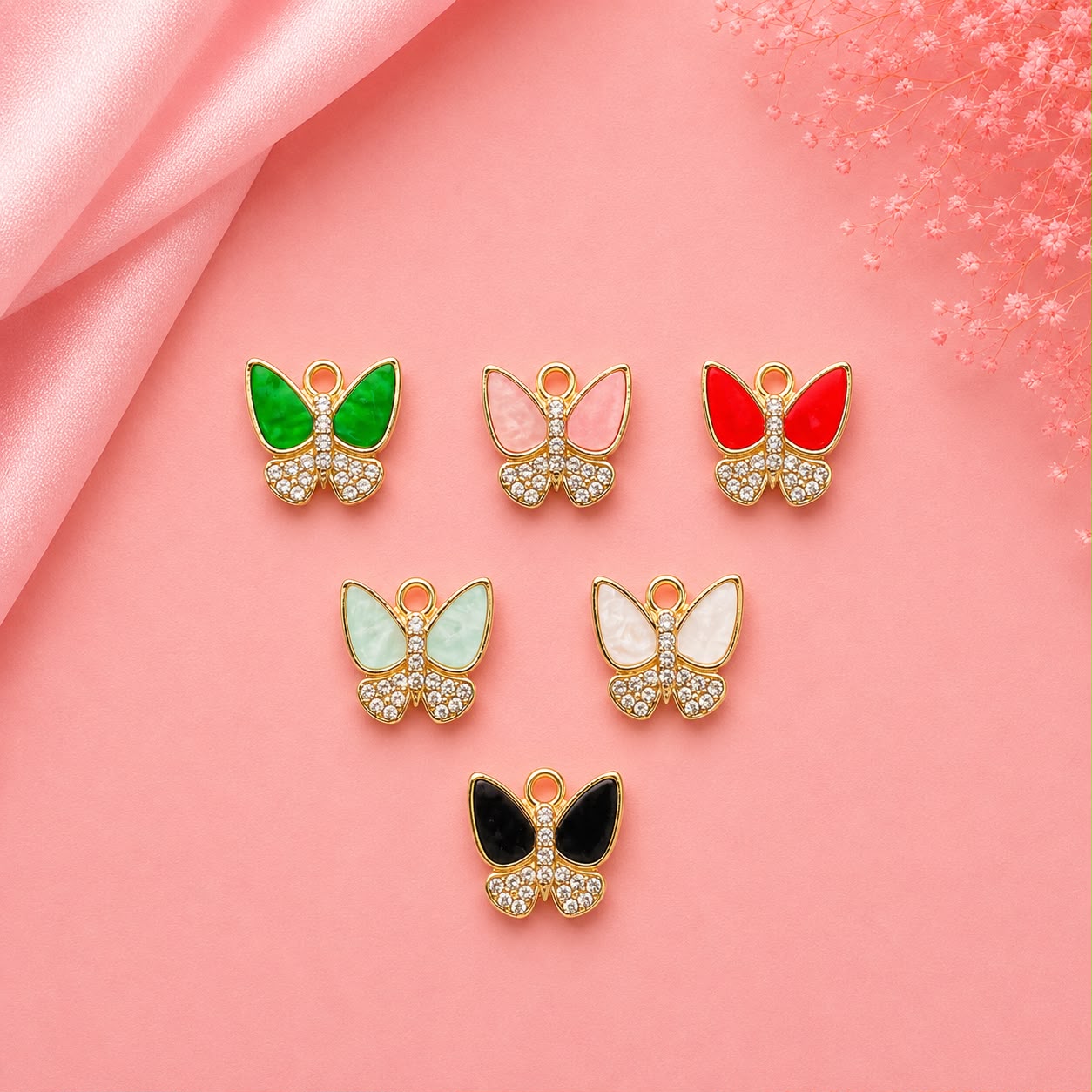 Enamel DIY Charms (6 Pcs)