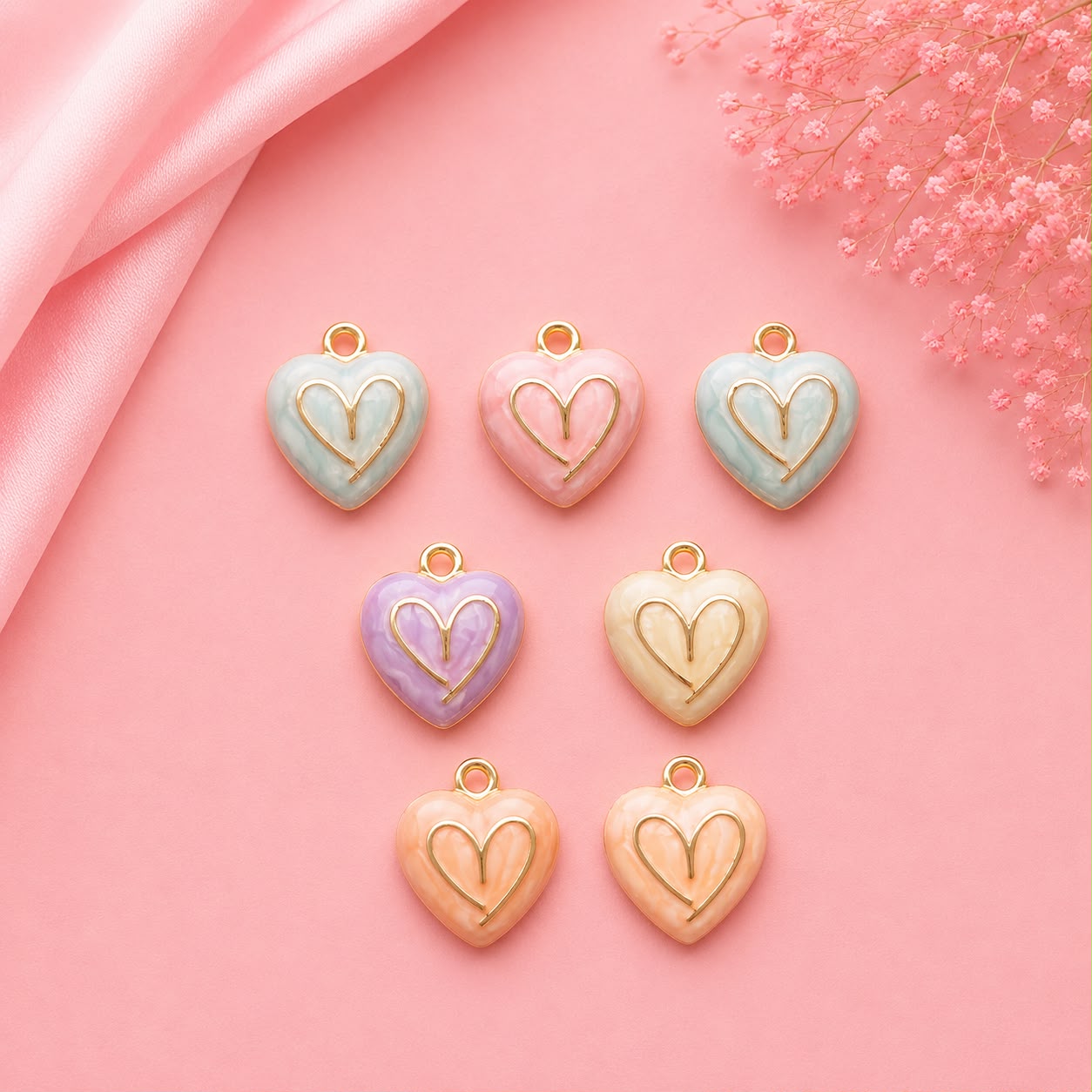 Enamel DIY Charms (6 Pcs)