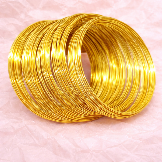 Memory Wire – Gold & Silver | 50g Pack