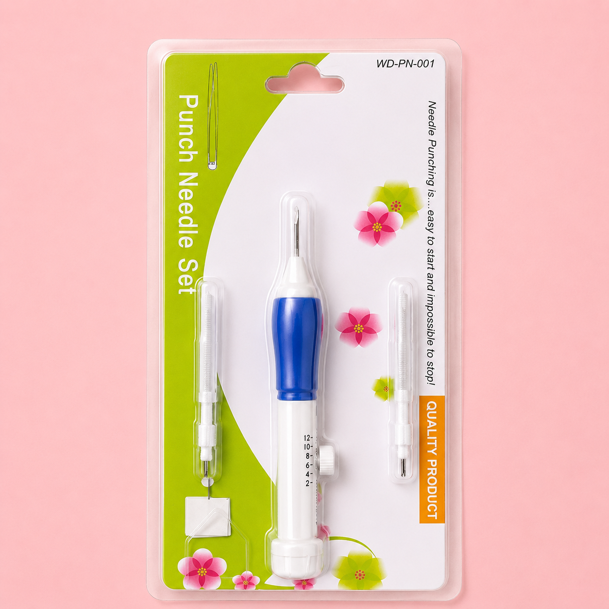 Adjustable Punch Needle Embroidery Tool Set for Rug Punch & DIY Crafts