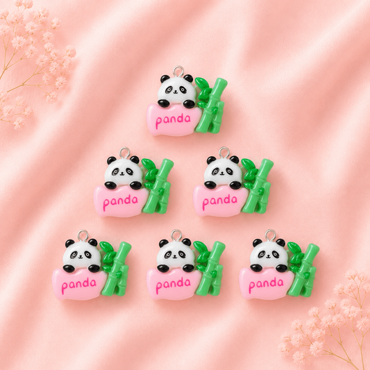 Acrylic Flower Charms (6 Pcs)