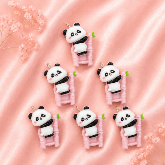 Acrylic Flower Charms (6 Pcs)