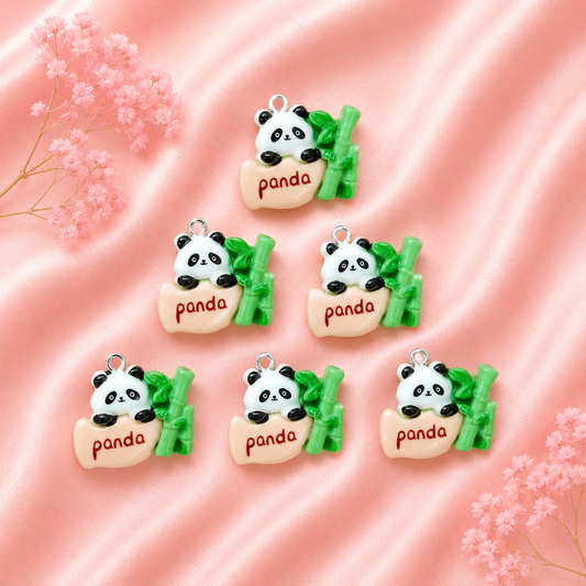 Acrylic Flower Charms (6 Pcs)