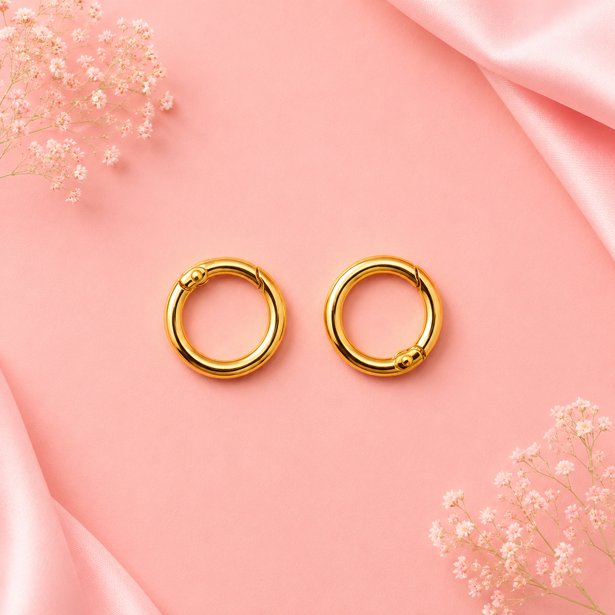 Round Spring O Ring for Bags 1 Pair