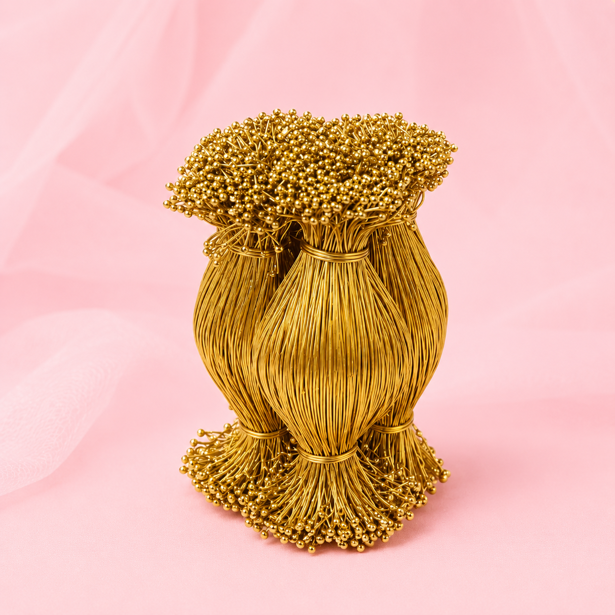 Gold Loreal Bunch 100g for Artificial Flower Making & Crafts