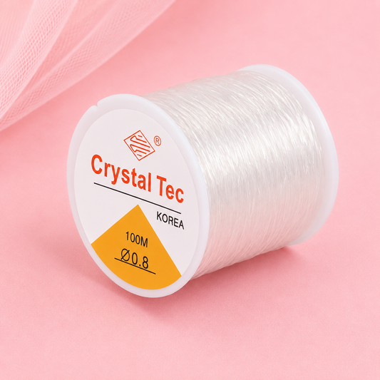 Crystal Tec Elastic Thread 100 Meters for Bracelet & Jewelry Making