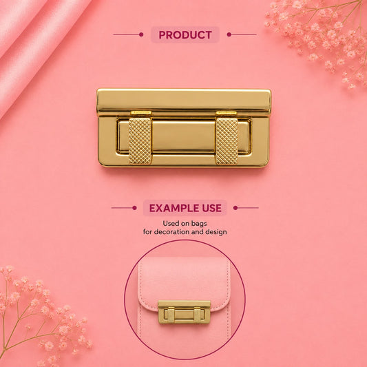 Luxury Gold Slide Lock Clasp