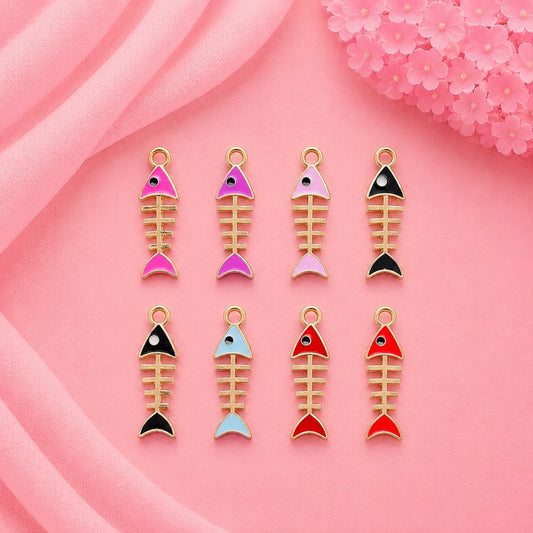 Enamel DIY Charms (6 Pcs)