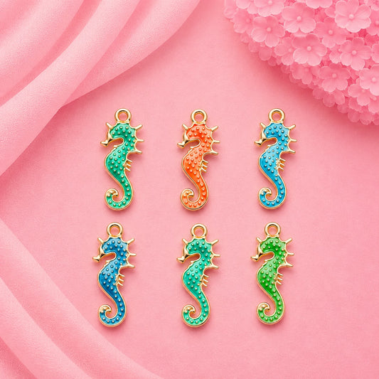 Enamel DIY Charms (6 Pcs)