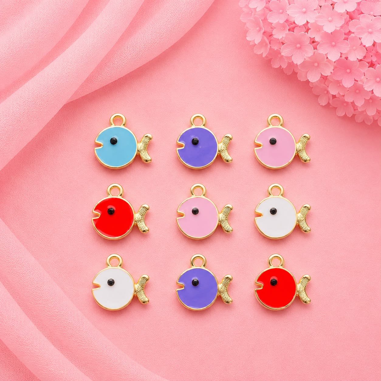 Enamel DIY Charms (6 Pcs)