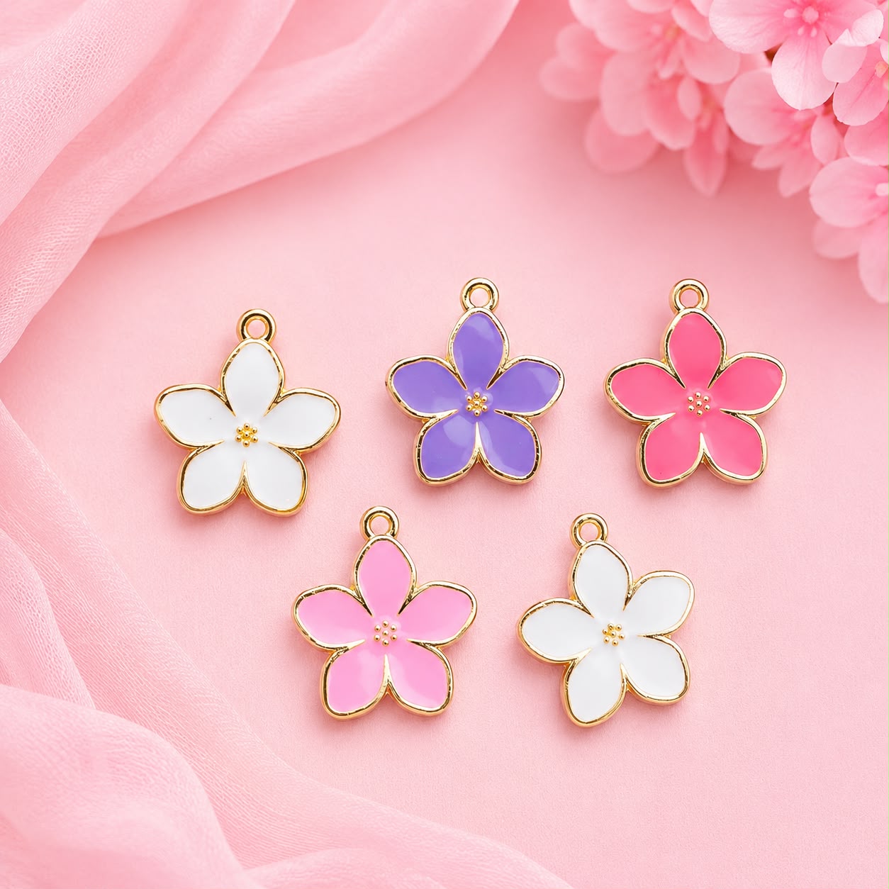 Enamel DIY Charms (6 Pcs)