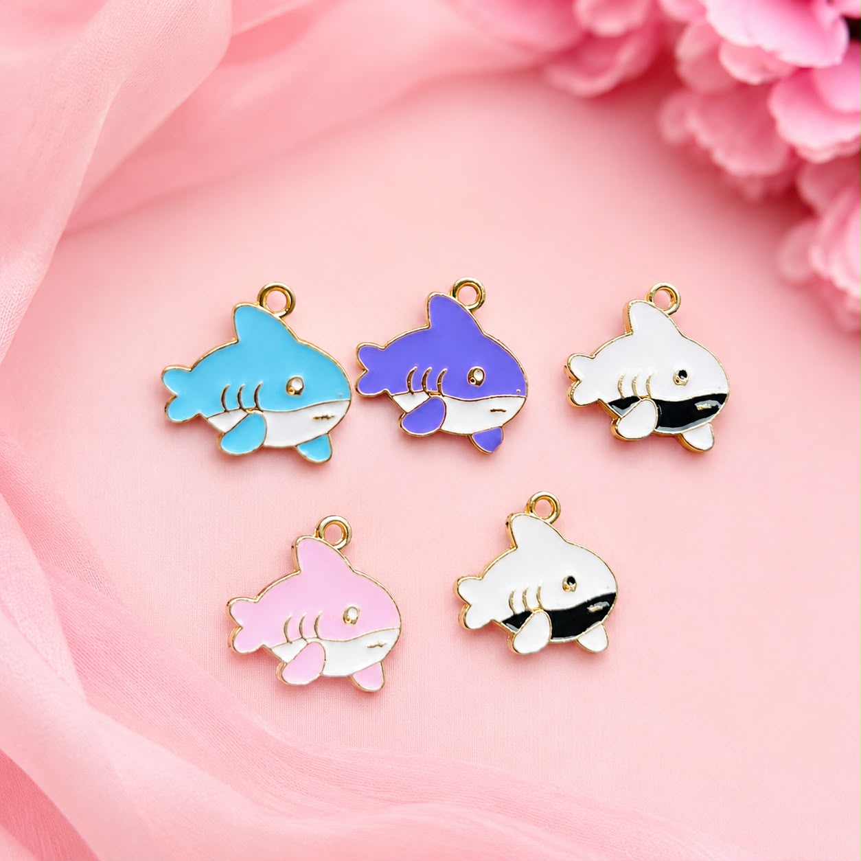 Enamel DIY Charms (6 Pcs)
