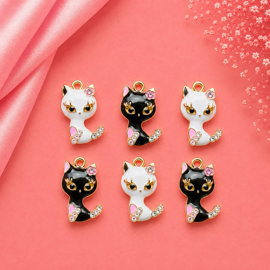 Enamel DIY Charms (6 Pcs)