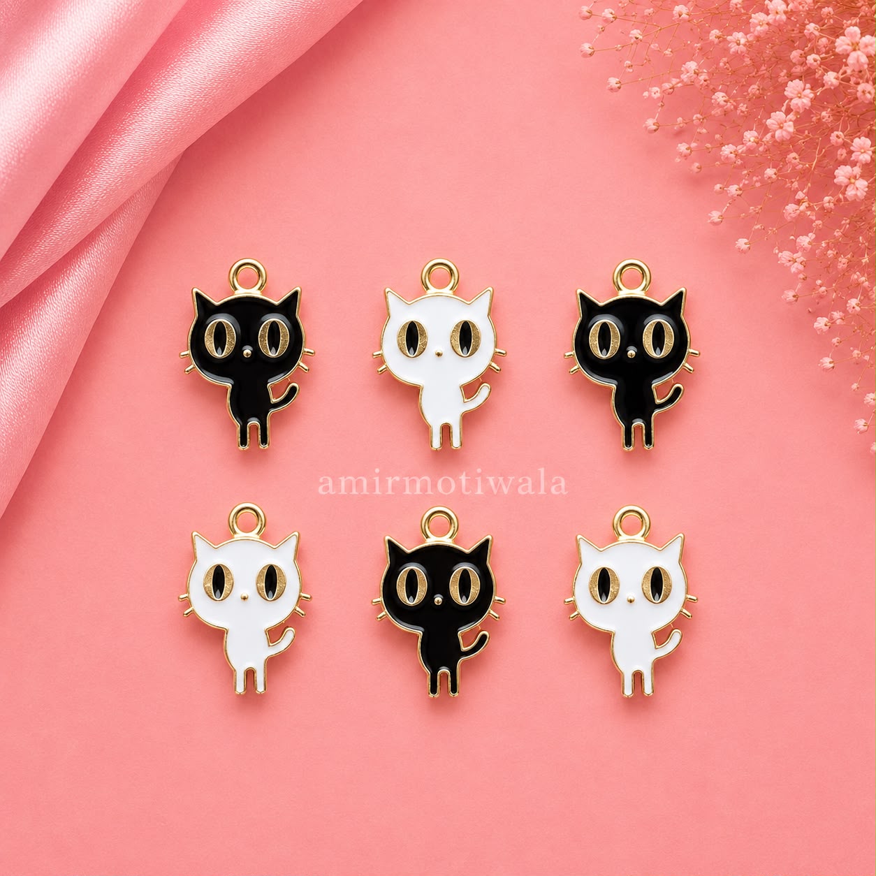 Enamel DIY Charms (6 Pcs)