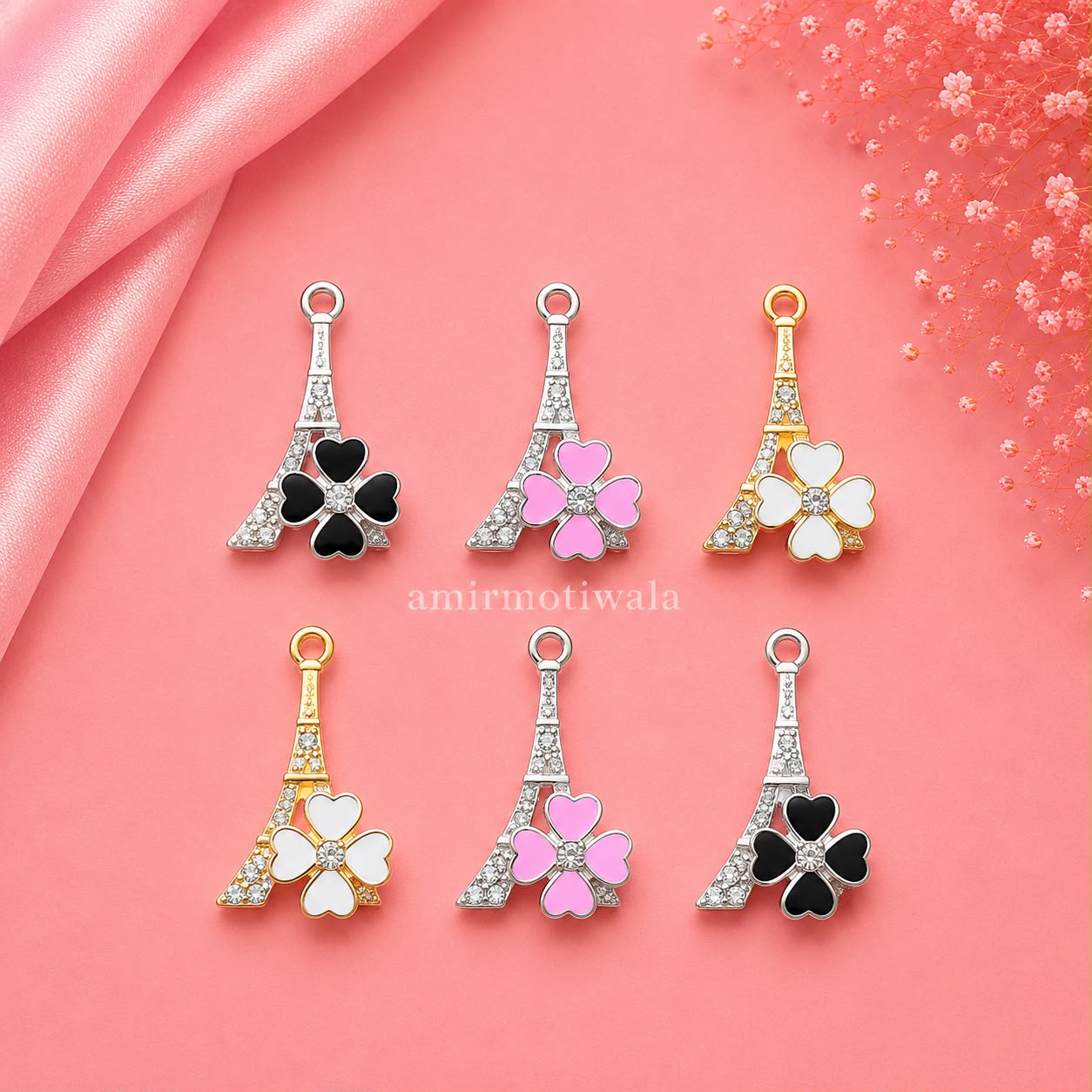 Enamel DIY Charms (6 Pcs)