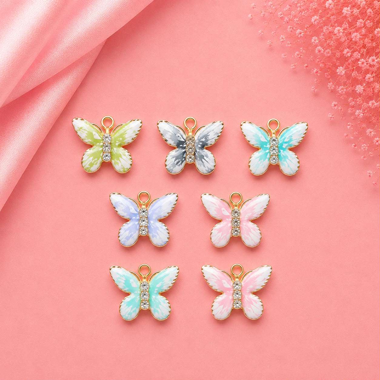 Enamel DIY Charms (6 Pcs)