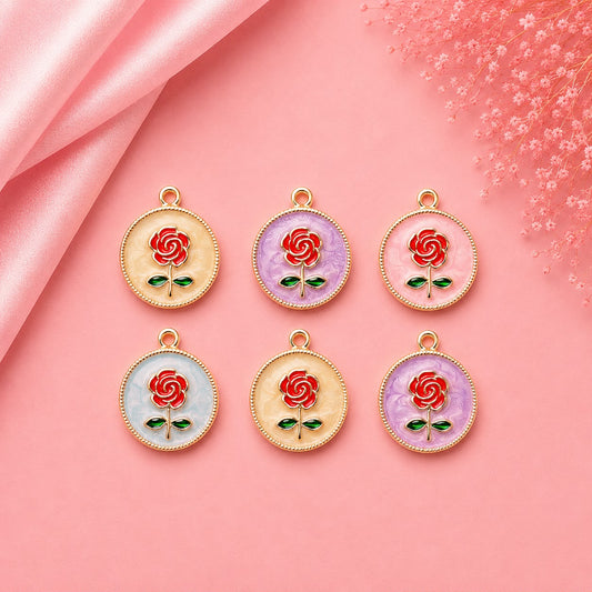 Enamel DIY Charms (6 Pcs)