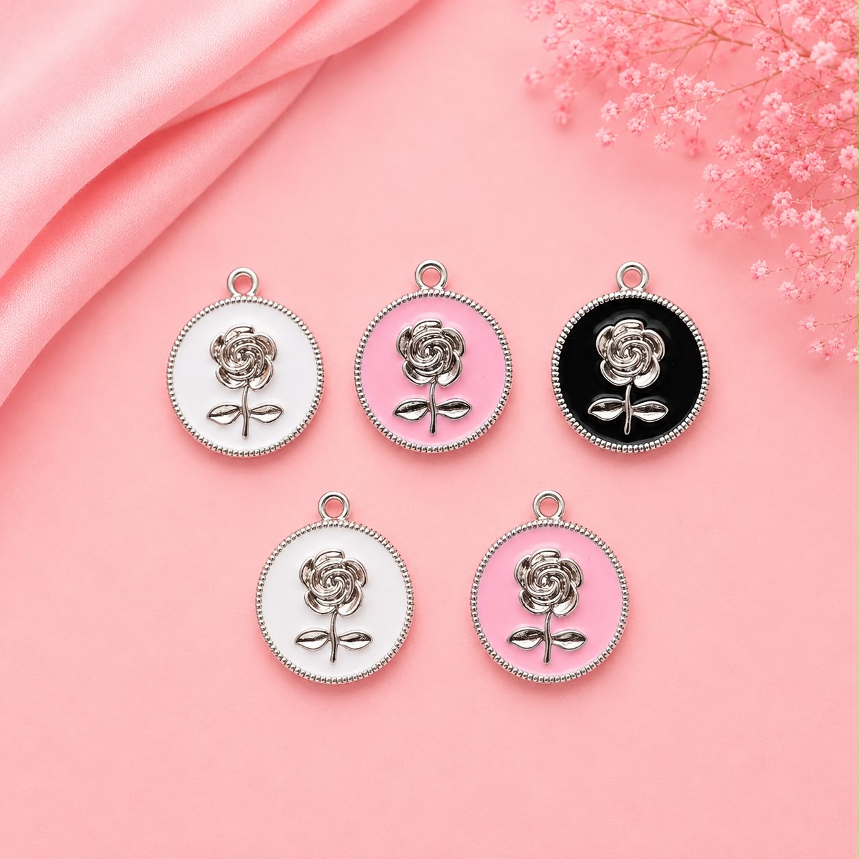 Enamel DIY Charms (6 Pcs)