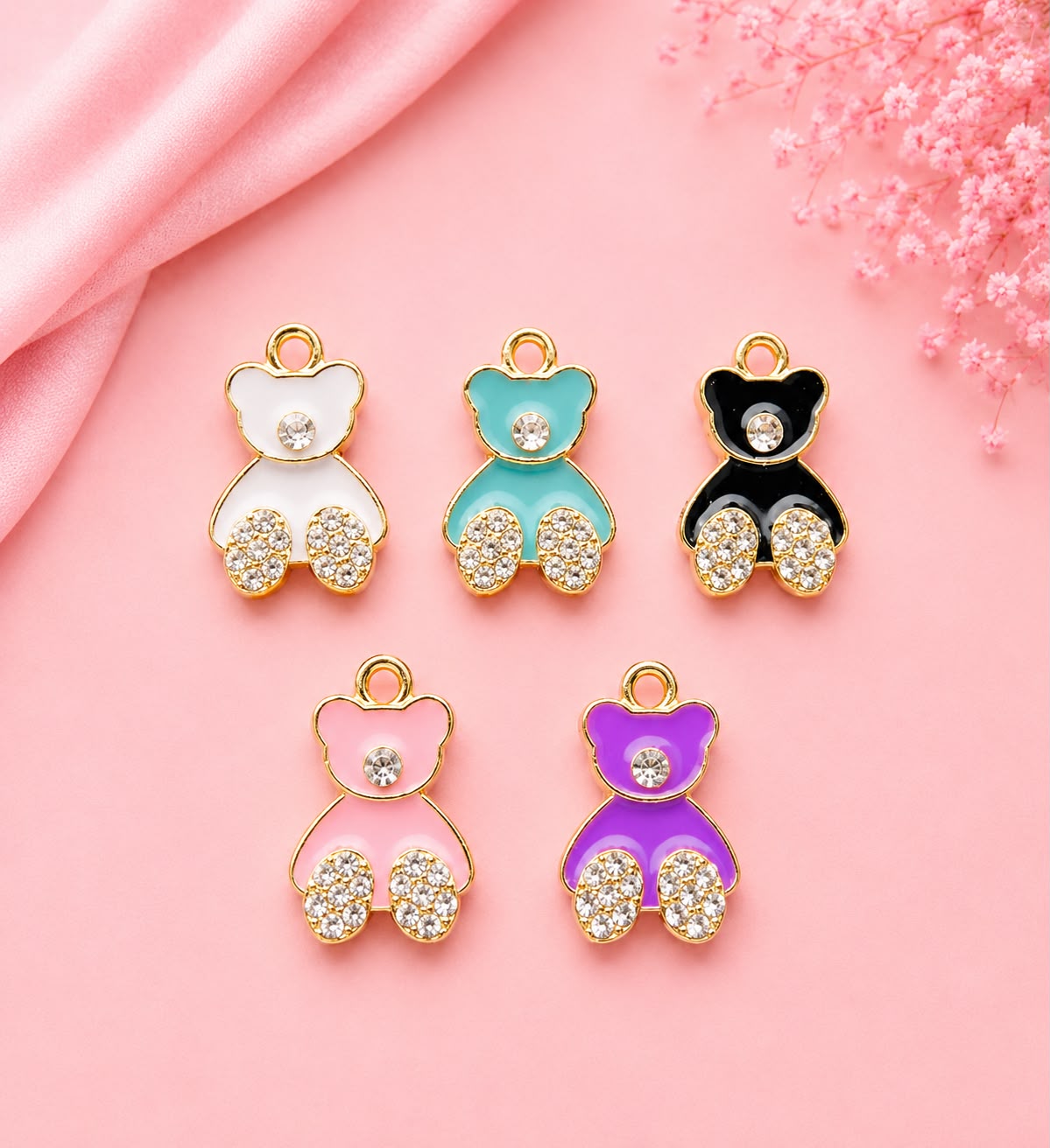 Enamel DIY Charms (6 Pcs)