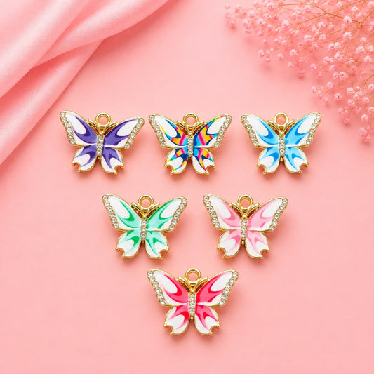 Enamel DIY Charms (6 Pcs)