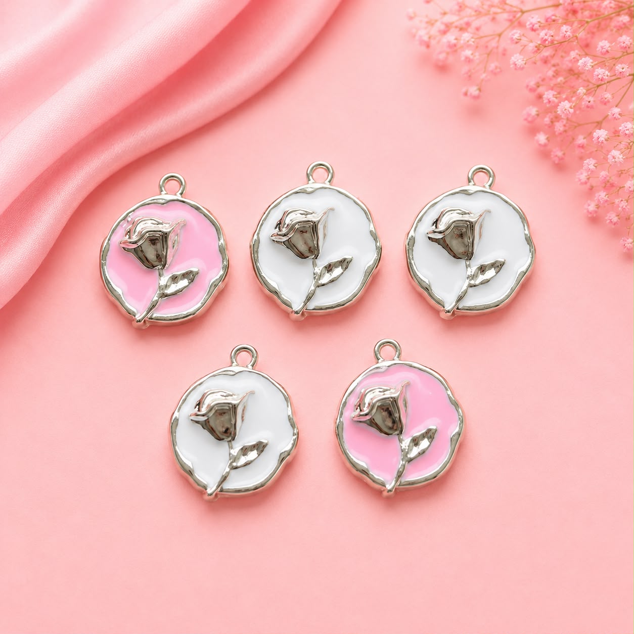 Enamel DIY Charms (6 Pcs)
