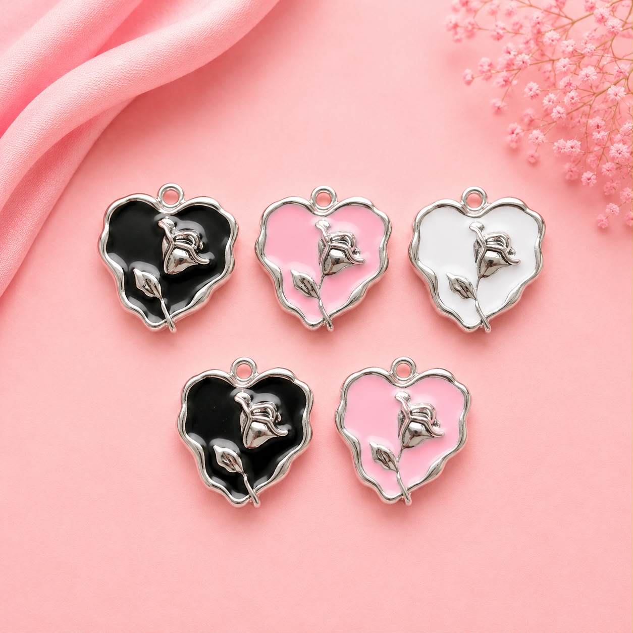 Enamel DIY Charms (6 Pcs)